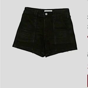 Vervet Black High Rise Jean Short. Utility shorts. New with tags.